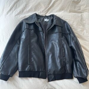 Princess Polly Black Leather Jacket
